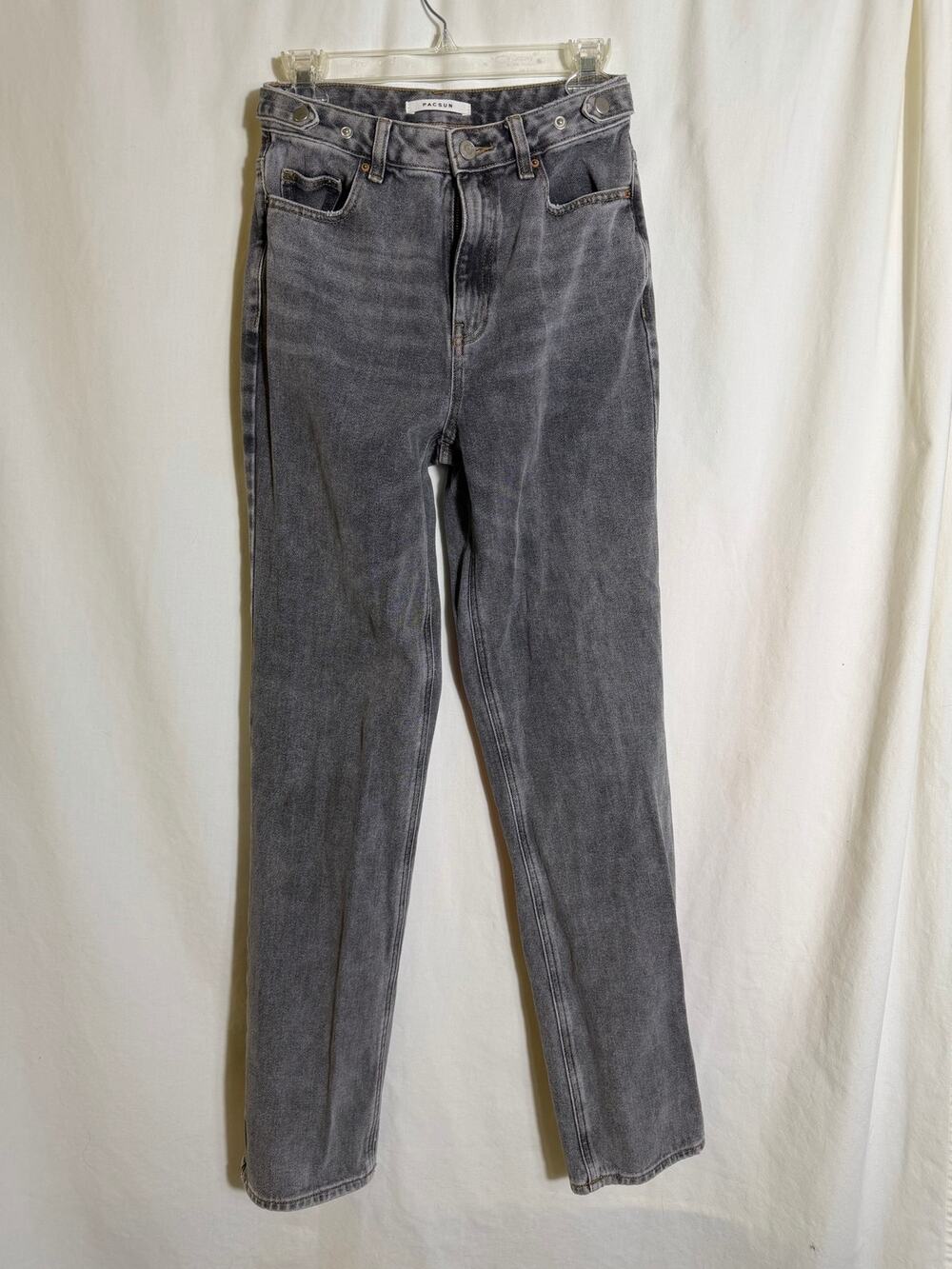 PacSun 90s Boyfriend Jeans Gray High Rise Straight Leg Women’s Size 25